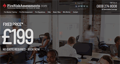 Desktop Screenshot of fireriskassessments.com